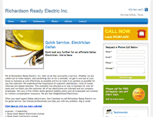 Tablet Screenshot of electriciansdallastx.org
